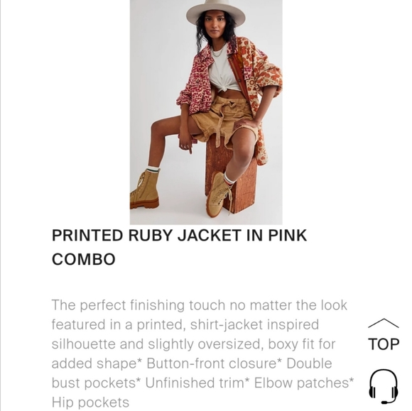 Free People Multicolor Patterned Jacket - Picture 3 of 10